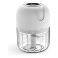 Mini Processador Elétrico de Alimentos Portátil Carne Vegetais Recarregável USB Bivolt 250ml