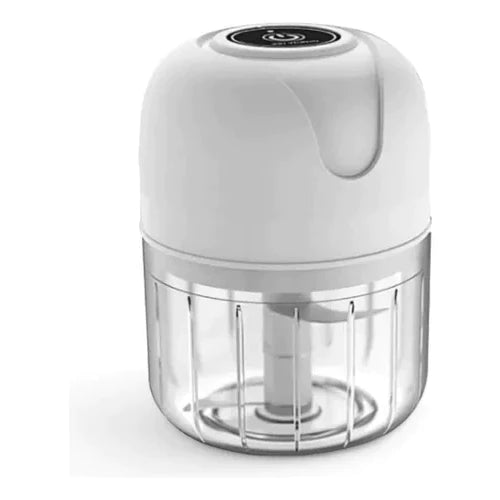 Mini Processador Elétrico de Alimentos Portátil Carne Vegetais Recarregável USB Bivolt 250ml